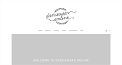 Desktop Screenshot of dancewearonline.co.nz