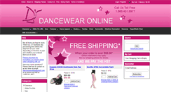 Desktop Screenshot of dancewearonline.ca